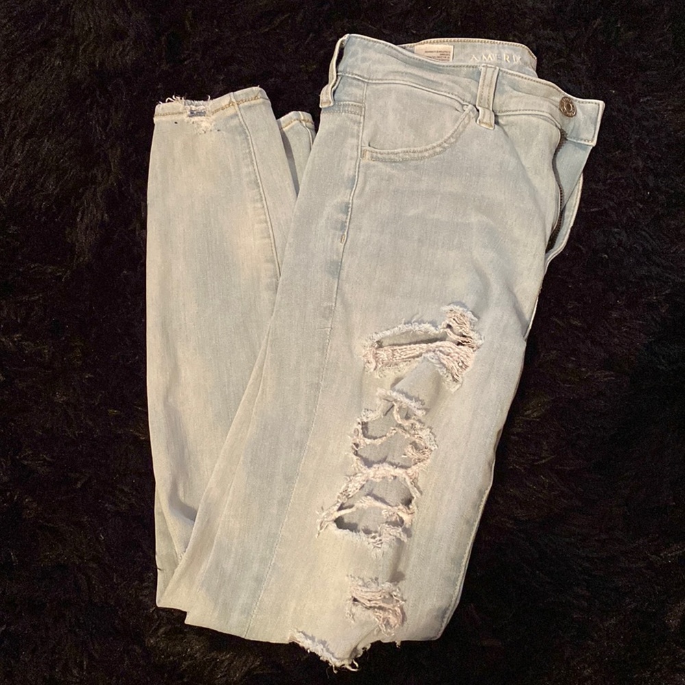 American eagle super high rise jeggings jeans
